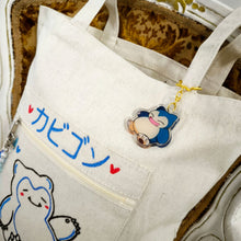 Carica l&#39;immagine nel visualizzatore di Gallery, Chibi Canva Bag - Snorlax
