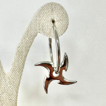 Carica l&#39;immagine nel visualizzatore di Gallery, Kunai&amp;Shuriken Earrings SINGOLO
